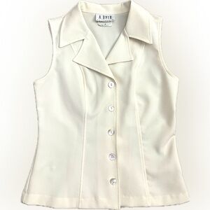 Women’s vintage collared vest